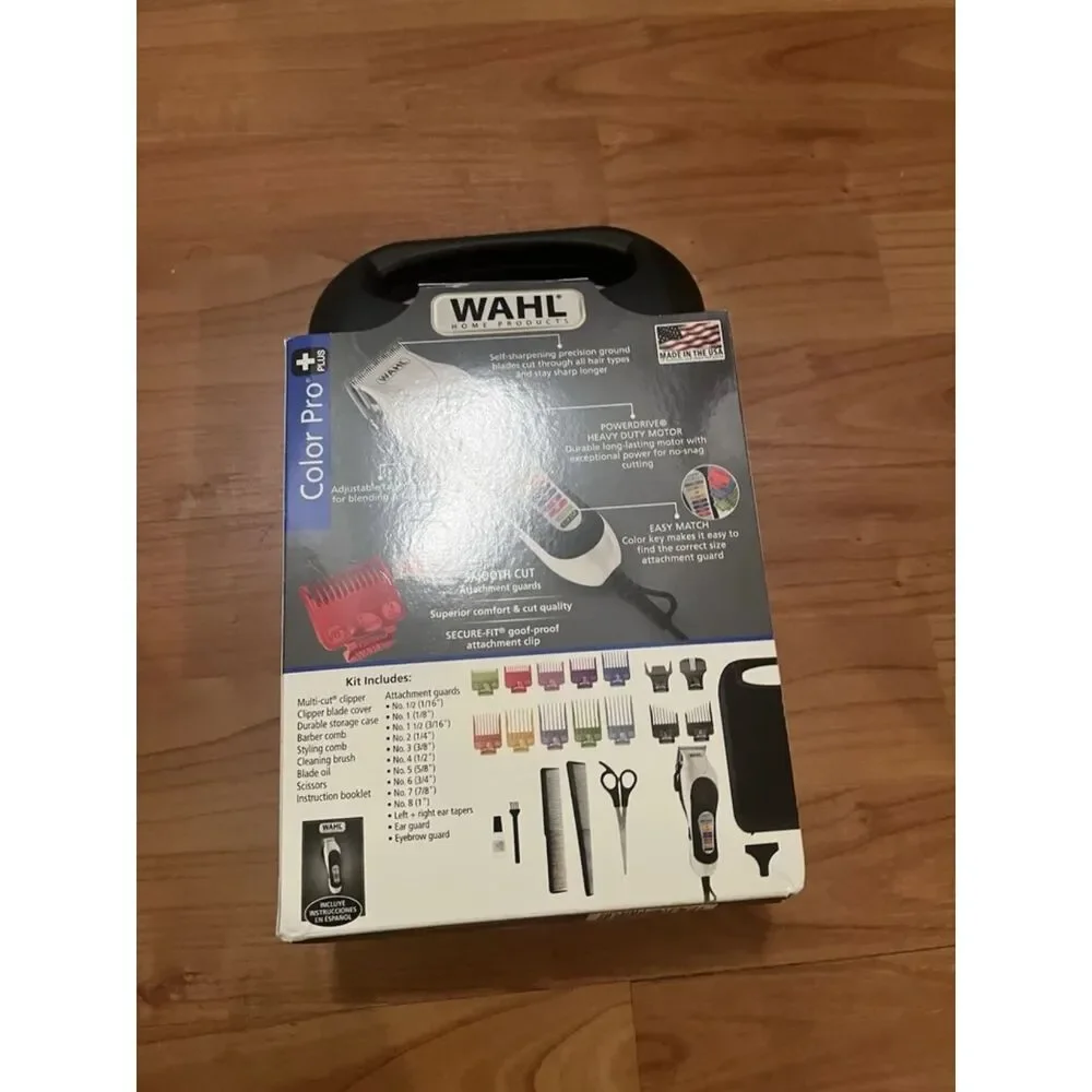 Wahl Clipper Color Pro Complete Haircutting Kit with Easy Color Coded Guides